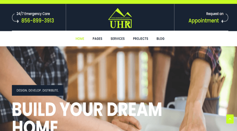 Renovation Company Website